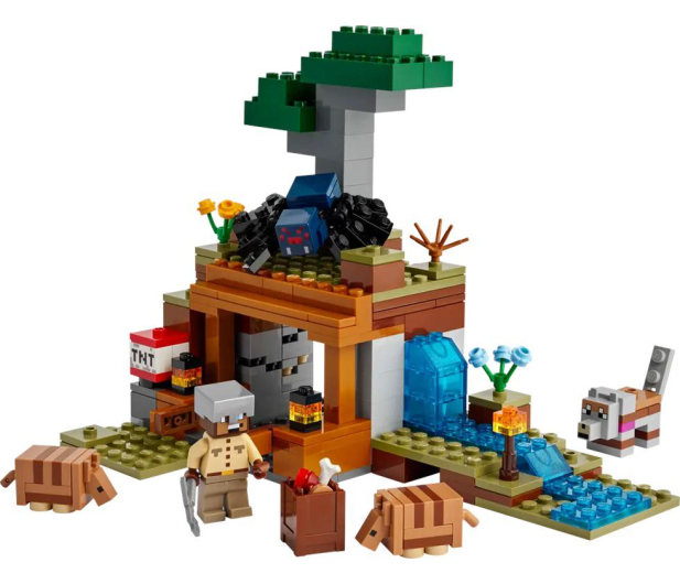 LEGO Minecraft 21269 Wyprawa do pancernikowej kopalni - 1284212 - zdjęcie 2